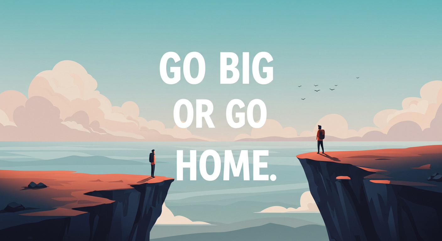 Go big or go home